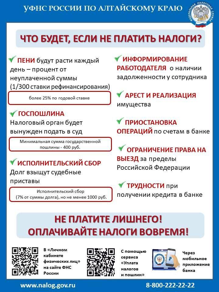 Погасите задолженность по уплате налогов.